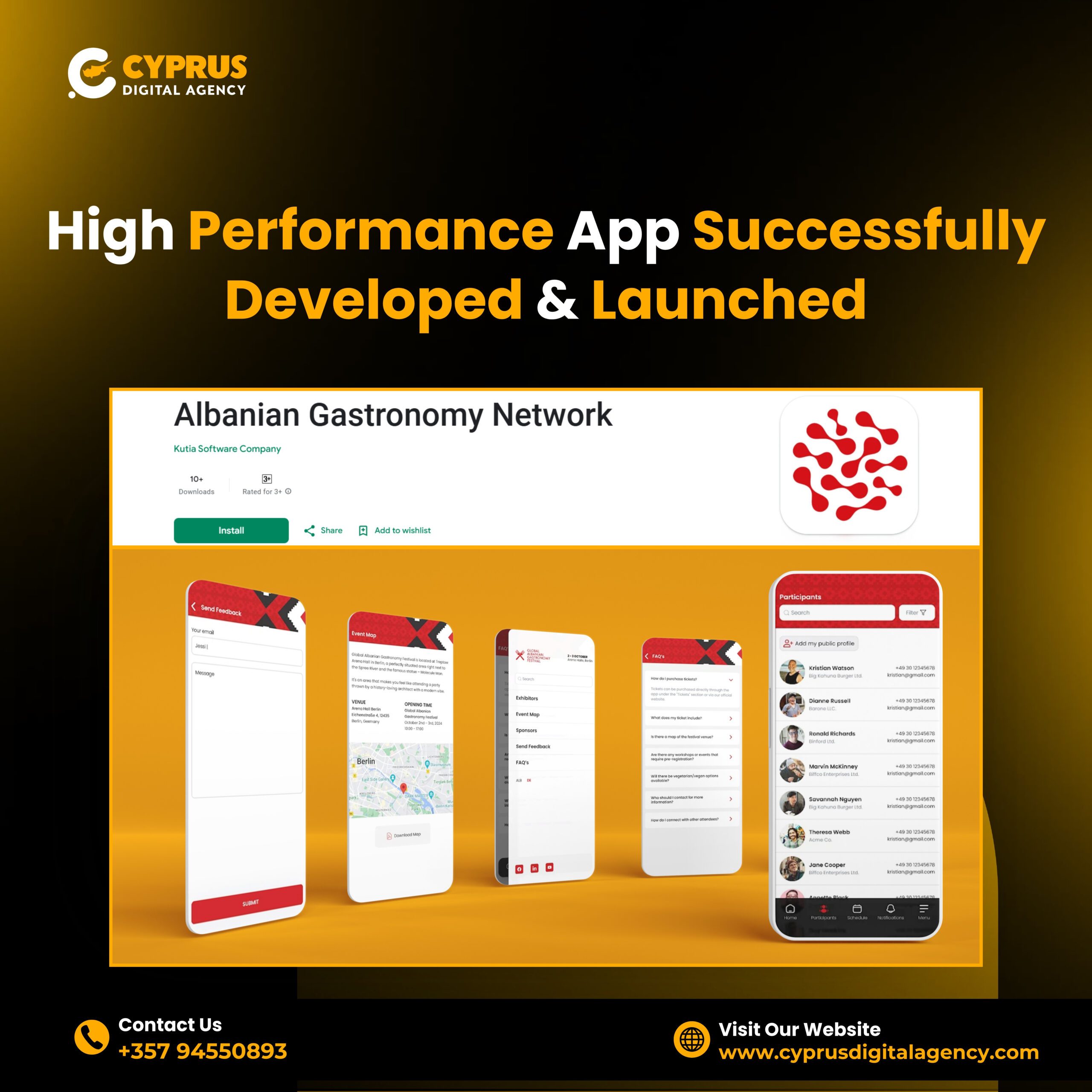 food Mobile App development